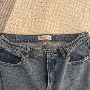A&F jeans with detailed hem